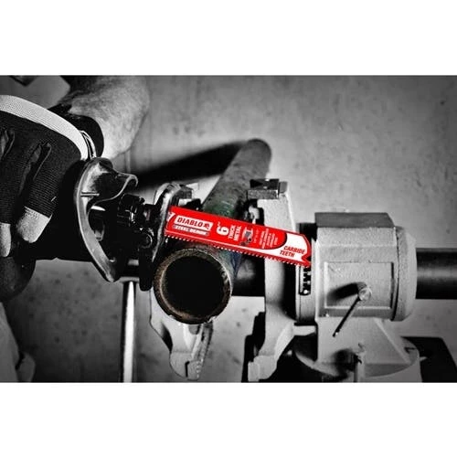 Freud Diablo Blades Freud Diablo 6" Steel Demon Thick Metal 8 TPI Carbide Reciprocating Saw Blade (10 Pack) DS0608CF10 - Image 2