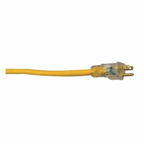 Southwire Tools & Equipment Southwire 12/3 25' SJTW Yellow Extension Cord W/ Lighted End 2587SW8802 - Image 2