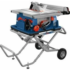 Bosch Power Tools Bosch 10" Table Saw Gravity-Rise Wheeled Stand Jobsite 4100XC-10