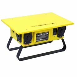 Southwire Tools & Equipment Southwire 50A 125/250V 6-Outlet GFCI Temporary Power Box W/ Sled Base 6506UGSD