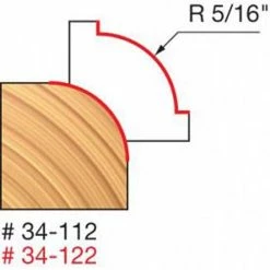 Freud Diablo Blades Freud 5/16" Rounding Over Router Bit (Quadra Cut) 34-112