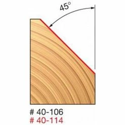 Freud Diablo Blades Freud 1-3/4" Chamfer Router Bit - 45 Deg. 40-106