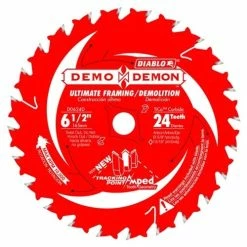 Freud Diablo Blades Freud Diablo 6-1/2" X 24 Tooth Ultimate Framing / Demolition Saw Blade D0624DA
