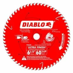 Freud Diablo Blades Freud Diablo 6-1/2" X 60 Tooth Ultra Finish Saw Blade D0660A