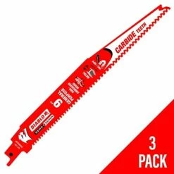 Freud Diablo Blades Freud Diablo 9" Demo Demon General Purpose Wood & Metal 6/9 TPI Carbide Reciprocating Saw Blade (3 Pack) DS0909CGP3