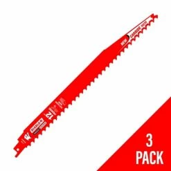 Freud Diablo Blades Freud Diablo 12" Demo Demon 3 TPI Carbide Pruning Reciprocating Saw Blade (3 Pack) DS1203CP3