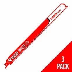 Freud Diablo Blades Freud Diablo 12" Steel Demon Thick Metal 8 TPI Carbide Reciprocating Blade (3-Pack) DS1208CF3