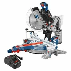 Bosch Power Tools Bosch PROFACTOR 18V Dual-Bevel 12" Glide Miter Saw Brushless 8.0Ah Kit GCM18V-12GDCN14