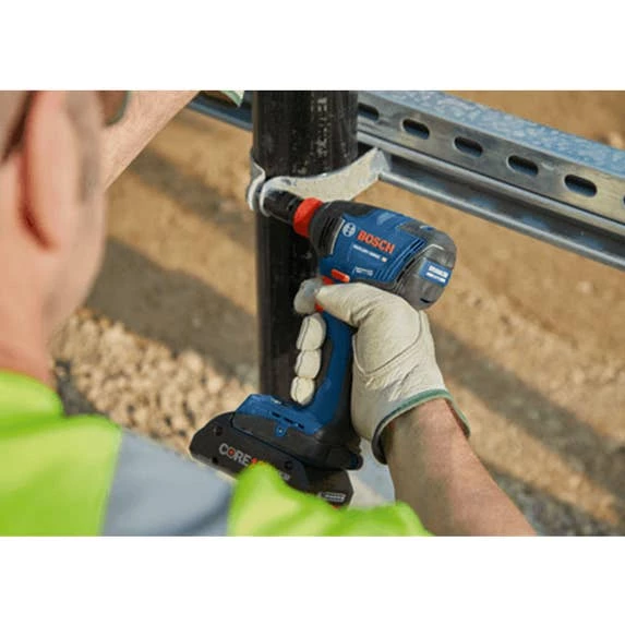 Bosch Power Tools Bosch 18V Brushless Connected-Ready Freak 1/4 In. And 1/2 In. Two-In-One Bit/Socket Impact Driver Kit With CORE18V 4.0 Ah Compact Battery GDX18V-1860CB15 - Image 2