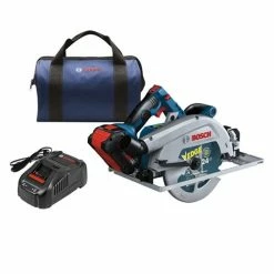 Bosch Power Tools Bosch PROFACTOR 18V Strong Arm 7-1/4" Circular Saw Track Compatible Brushless 8.0Ah Kit GKS18V-25GCB14