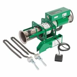Greenlee UT10-2S Cable Puller Package W/ Chain Mount - 10;000lb. 6901