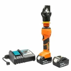 Greenlee 18V Gator 6 Ton Insulated Crimper W/ 6ID Head Kit EK6IDCVX11