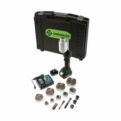 Greenlee 18V Gator Intelli-Punch 11 Ton Knockout Kit Slug-Splitter 1/2" - 4" LS100X11SS4