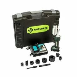 Greenlee 18V Gator 7 Ton Knockout Tool Kit Speed Punch 1/2-2" LS50L11SBSP
