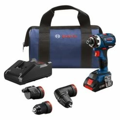 Bosch Power Tools Bosch 18V EC Brushless Flexiclick 5-In-1 Drill/Driver (4.0Ah) Kit GSR18V-535FCB15