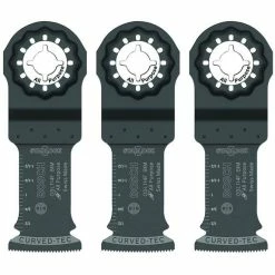 Bosch Power Tools Bosch 1-1/4" Starlock Oscillaating Multi-Tool Bi-Metal Xtra-Clean Plunge Cut Blades (3 Pack) OSL114F-3