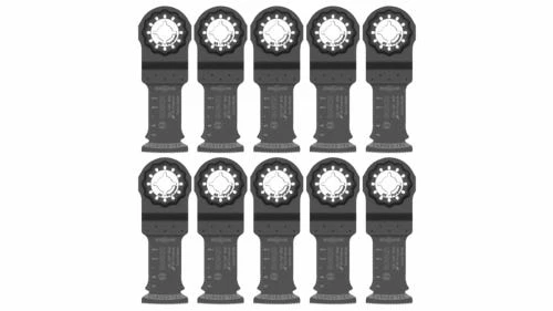 Bosch Power Tools Bosch 1-1/4" Starlock Oscillating Multi Tool Bi-Metal Plunge Cut Blade 10 Pk OSL114F-10