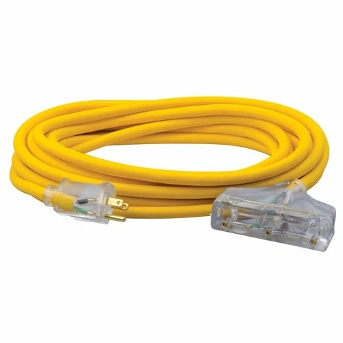 Southwire Tools & Equipment Southwire Cold Weather 3 Outlet Extension Cord 12/3 25ft SOU3487SW0002 - Image 2