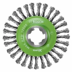 Bosch Power Tools Bosch 4-1/2" Wheel Dia. X-LOCK Arbor Stainless Steel Stringer Bead Knotted Wire Wheel WBX409